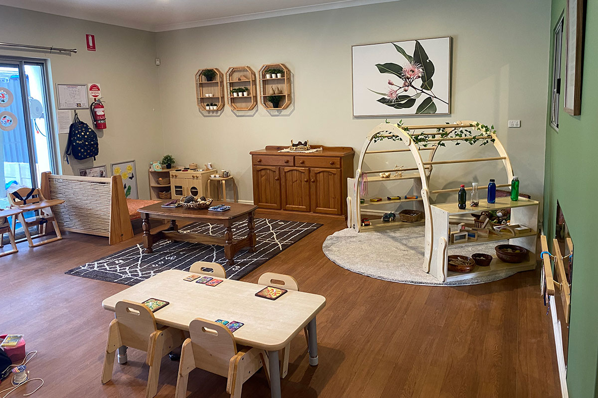 Babies childcare room setting Keiki Hamersley